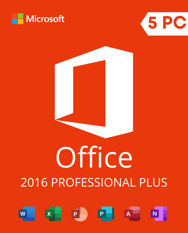 Office 2016 Professional Plus Activation Key - 5 PC